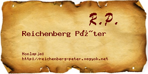 Reichenberg Péter névjegykártya